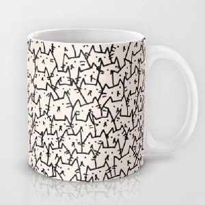 Cat Print Coffee Mug