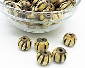 Carved Horn Beads