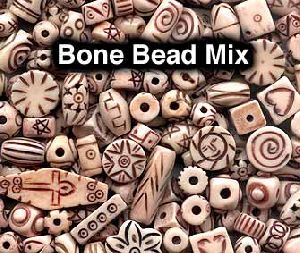 Mixed Bone Beads