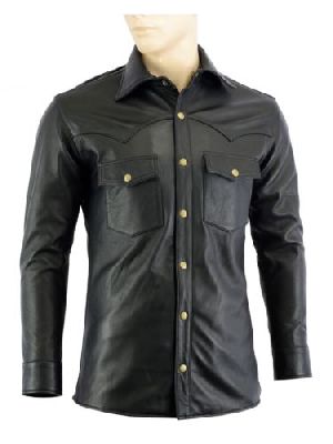 Leather Mens Shirt
