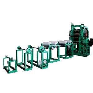 ROLL CALENDER MACHINE WITH CONVEYOR