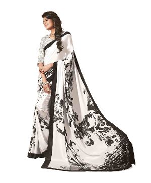 printed designer sarees