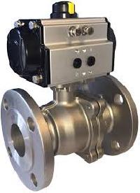 actuator operated ball valve