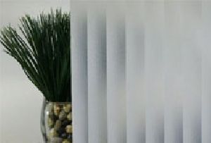 White fading Mini Blind Window Film