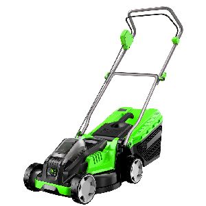 TACKLIFE 16-Inch 40V MAX(36V) Brushless Lawn Mower, 4.0AH Battery, 6 Mowing  Heights 