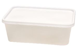 500ml container with lid White
