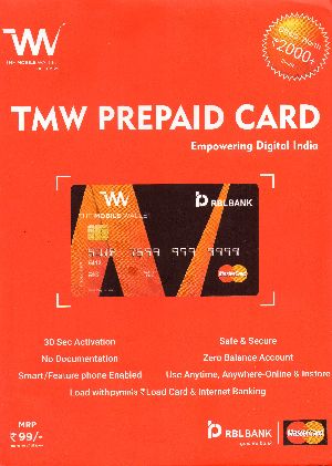TMW Prepaid Cards