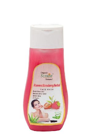 Aloe Vera Strawberry Herbal Face Wash