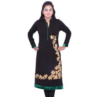 Black Embroided Kurti