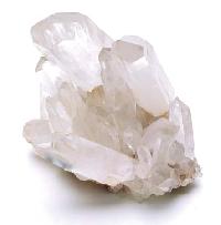 white quartz minerals