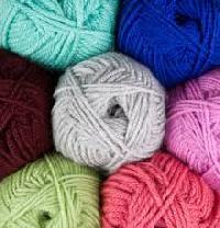 knitting acrylic yarns