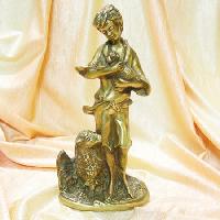 brass statue