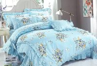 linen bed sheet