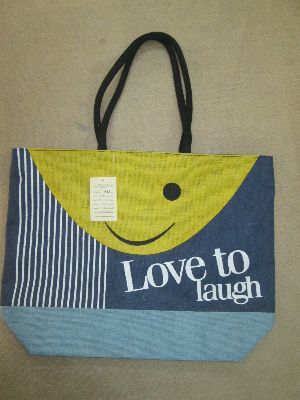 DESIGNER PRINTED JUCO BAG