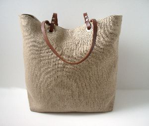 brown rexine handle Juco bag