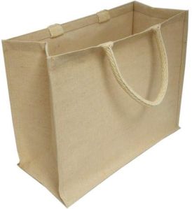 Luxury Handle Natural Jute Bag