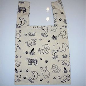 Handle Printed Cotton Bag