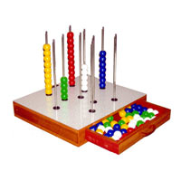 COUNTING & COLOUR SORTING BEADS SET