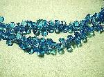 Blue Topaz Faceted Briolettes stone beads