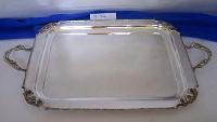 Brass Sheet Silver Plated Serving Tray