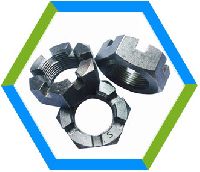 slotted hex nut