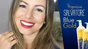 Brazilian Keratin Hair Straightener - Salvatore Blue Gold