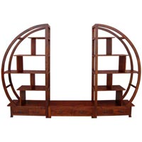Display Rack with Cabinet