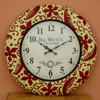 Hand Painted Clock
