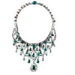 Diamonds Emerald Necklace Dnsrj67