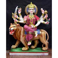 MDS-02 Marble Durga Statues
