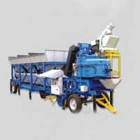 On Wheel Concrete Batching Plant