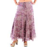 E069 Purple Ladies Skirt