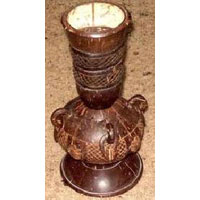 Coconut Shell Vase