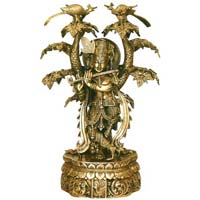 Item Code : BKS-05 Brass Krishna Statues