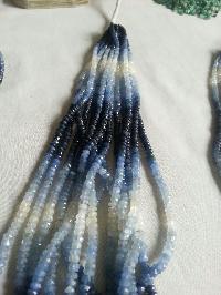 Blue Sapphire Shaded Beads