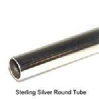 Sterling Silver Round Tube