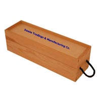 Sliding Lid Wooden Box