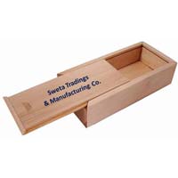 Wooden slid gift box