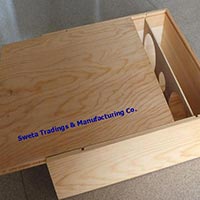 Wooden  Box with Sliding Lid