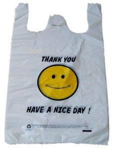 Plastic T Shirt Bag