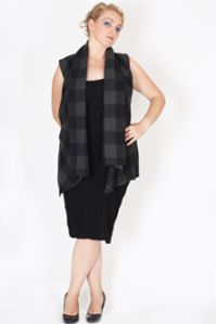 Gray Black Waterfall Cape