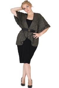 Looped Tweed Cape