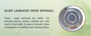 Silver Laminated Paper Patravali