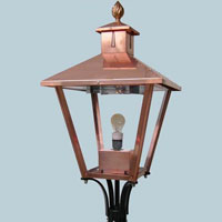 Square Copper Lamp