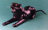 Leather Panther Statue