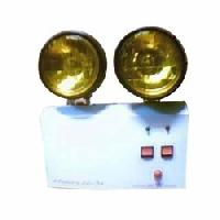Double Beam Emergency Light with Yellow Glass