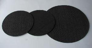Black Mesh Wire Cloth Filter Disc