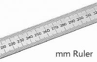 Elegant series plastic ruler
