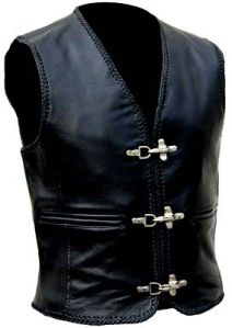 Stunning Leather Vest Item Code : Bs-2502