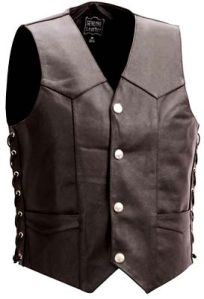 Stunning Leather Vest  Item Code : Bs-2510